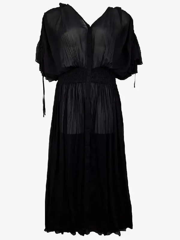 Women's Clothes And Apparel Sass & Bide Sheer Ruched Boho Dress Size 12