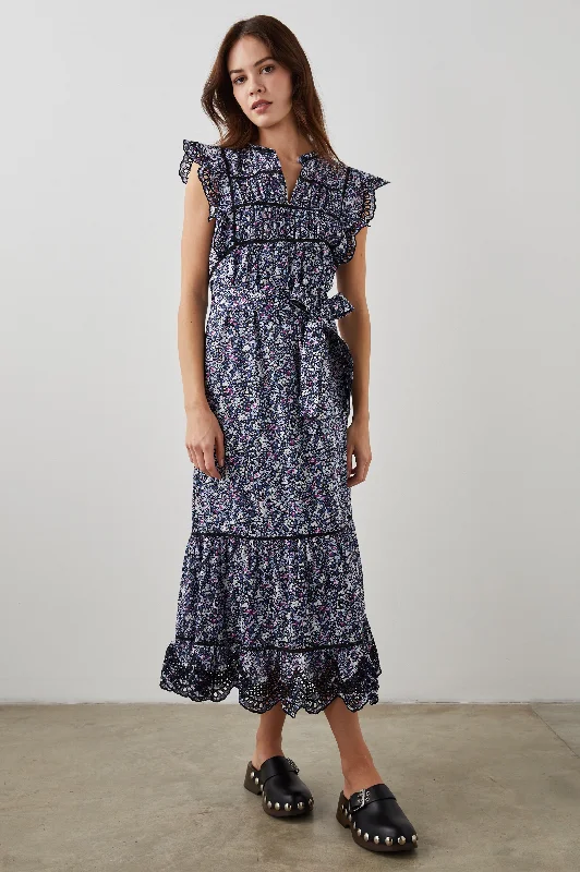 Flash Sale Clothing SOFIE DRESS - MIDNIGHT HYACINTH