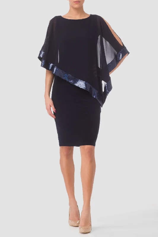 Chic Style, Always In Vogue Chiffon Overlay Dress