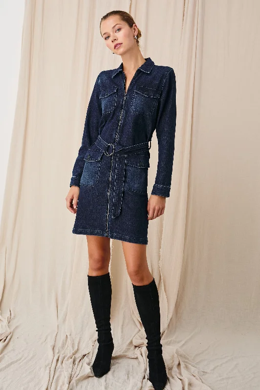 Comfortable Garments For Women JEFFERSON DRESS - BLUE MOON