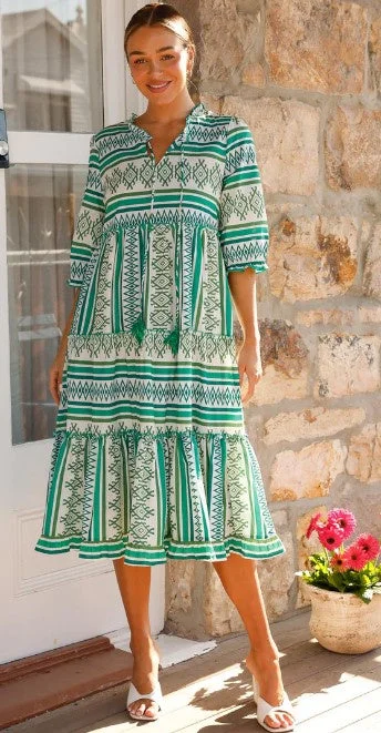 Playful Fashion Offers Green forest dress