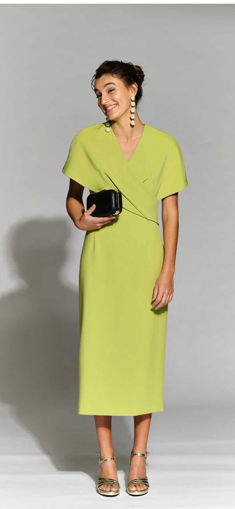 Holiday Gift Guide Sale Moskada Lime Vapor Dress