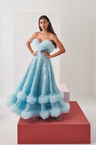 Women's Clothing Celia B Light Blue Nostalgia Dress