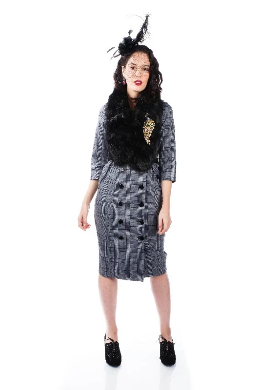 Modern Women's Attire Lana Dress in Grey