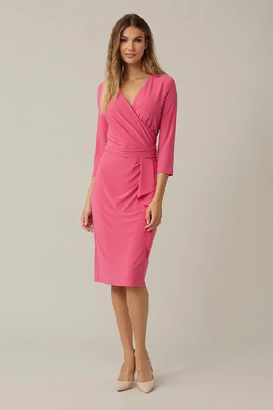 Women's Holiday Clothing Joseph Ribkoff Wrap Front Dress