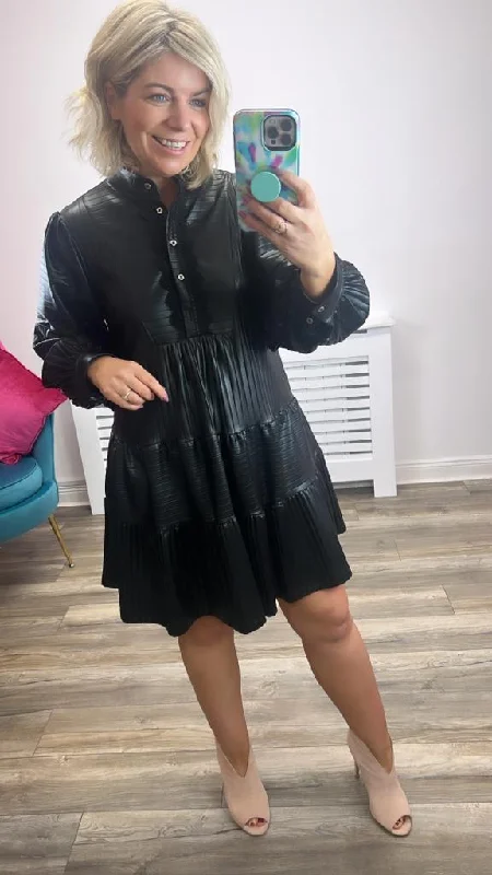 Latest Fashion for Women Alesha Smock Dress (Black)