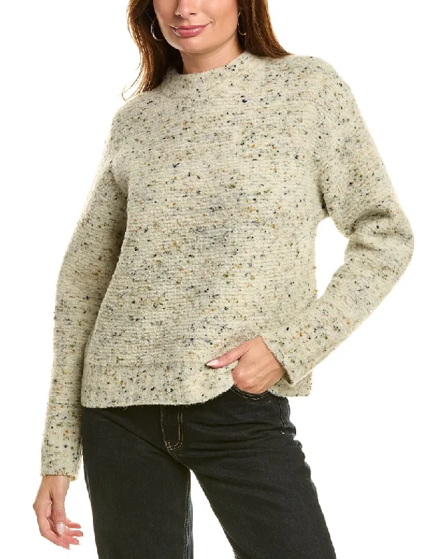 Casual Garments For Women Theory Boxy Wool-Blend Sweater