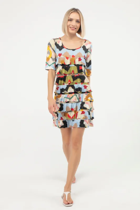 Limited Time Offers Elbow Sleeve Cha Cha Dress