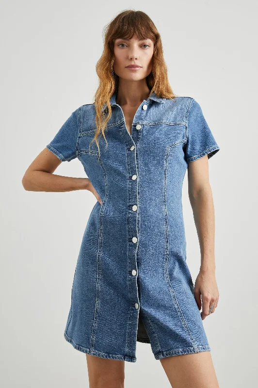 Stylish Looks PASADENA DRESS - CADET BLUE