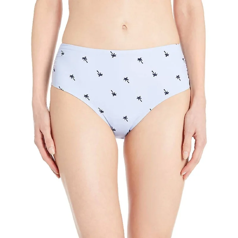 Women's Elegant Evening Outfit Paradise Palm High Waisted Bikini Bottom In Dream