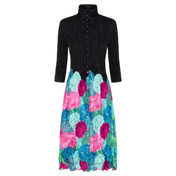 Floral Style Alquema Nehru Coat/Dress Half Puff