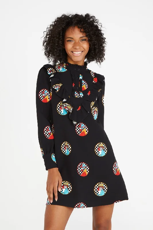 Edgy Fashion Deals Driver Dress (Black)
