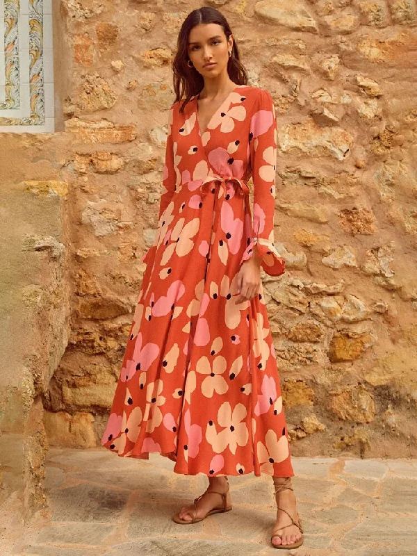 Exclusive Prices For A Limited Time BerriesJam - Bohemian Belted Big Flare Maxi Sundress Exclusive Prices For A Limited Time BerriesJam - Bohemian Belted Big Flare Maxi Sundress