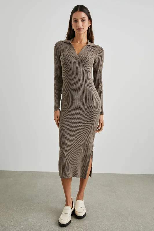 Women's Formal Event Clothing LUCIANA DRESS - LATTE
