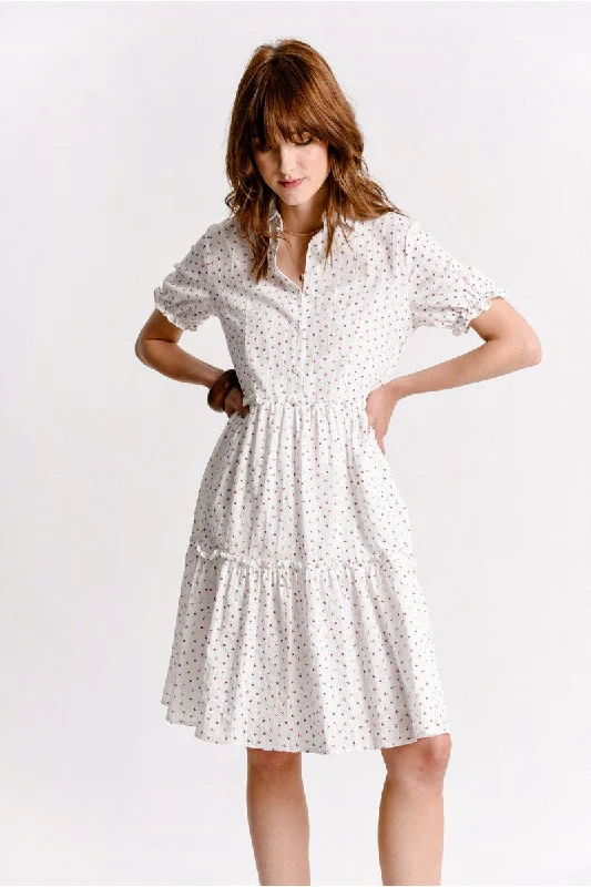 Women's Fashion Sale – Elegant Styles At Reduced Prices Molly Bracken White Buds Dress