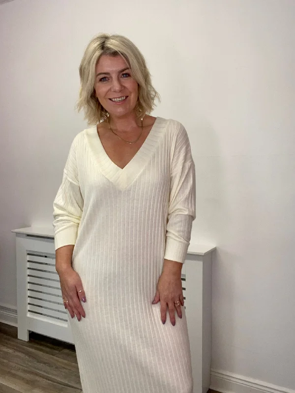 Women's Classic Attire Erinys Dress (Cream)