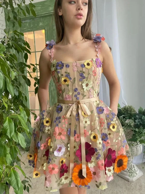 Weekend Markdown Madness New women's three-dimensional flower embroidery hip-hugging sexy dress Weekend Markdown Madness New women's three-dimensional flower embroidery hip-hugging sexy dress