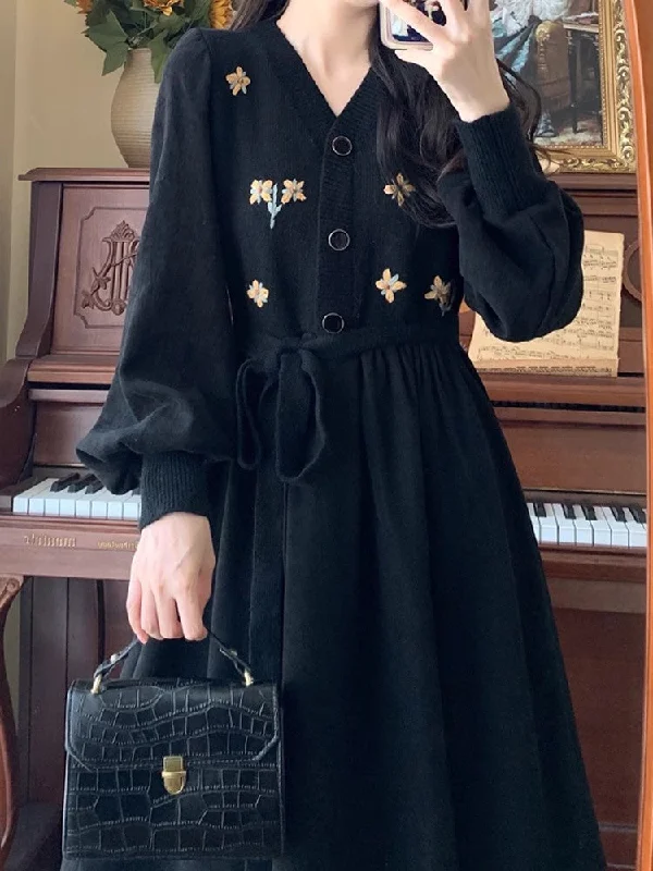 Latest Fashion Plus size design long skirt French dress    S3457