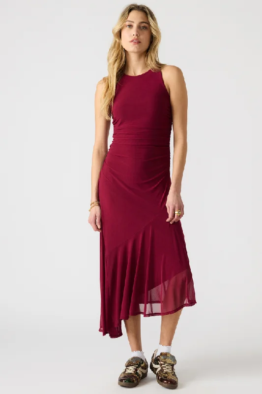 Modish Fashion Discounts Laney Dress - Beet Red