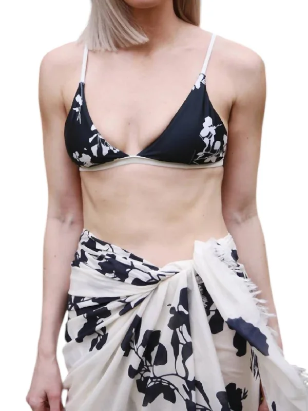 Women's Clothes For Special Occasions Irina Bikini Top In Bold Flowers