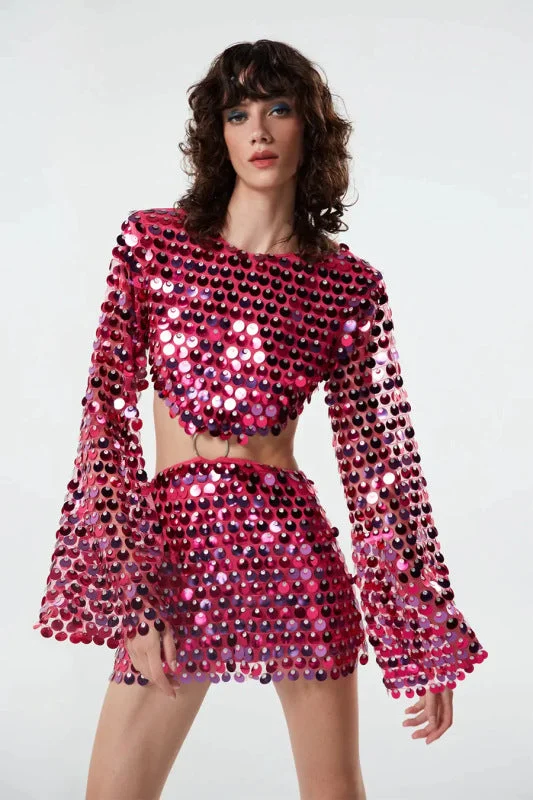 Limited Stock, Unlimited Style Women's fashion new sequined irregular Sequin Cutout dress Limited Stock, Unlimited Style Women's fashion new sequined irregular Sequin Cutout dress