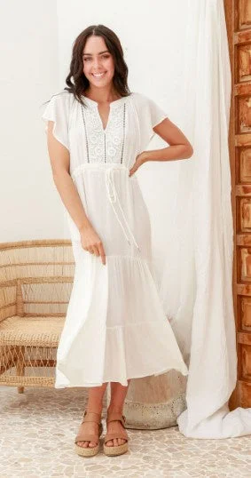 Savings That Make A Statement White boho dress
