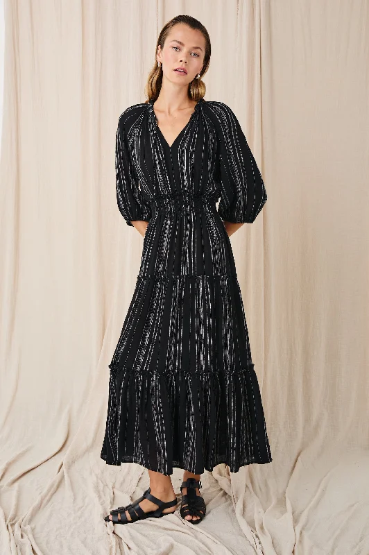 Wardrobe Essentials CATERINE DRESS - BALBOA STRIPE