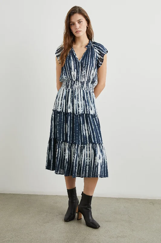 Versatile Women's Clothing for All Occasions AMELLIA DRESS - INDIGO NILE