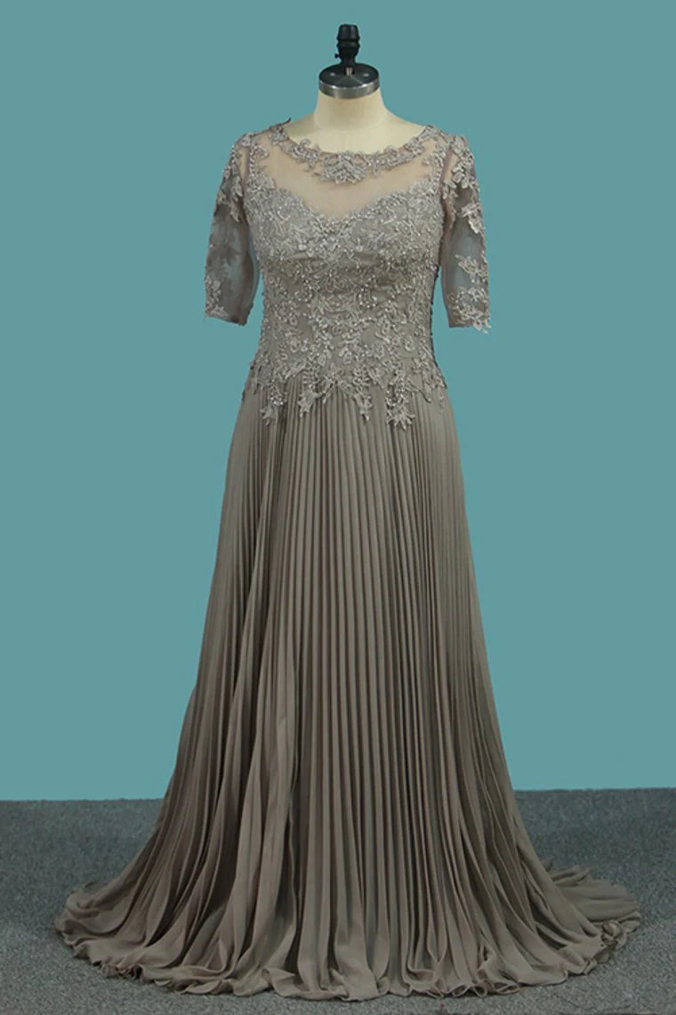 Boutique Dress Online Chiffon A Line Mid-Length Sleeve With Applique Mother Of The Bride Dresses Boutique Dress Online Chiffon A Line Mid-Length Sleeve With Applique Mother Of The Bride Dresses