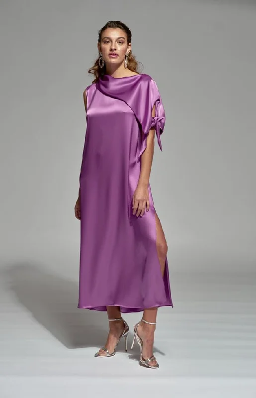Rocker Chic Fashion Moskada Plum Yurin Dress