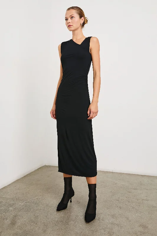 Current Trends LOLA DRESS - BLACK ONYX