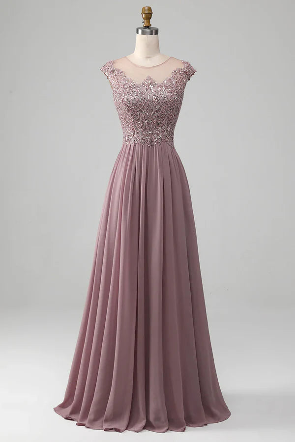 Trendy Boutiques Online A-Line Lace arrangement Pleated long skirt Beaded  Mother of the Bride Dresses