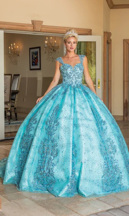 Tailored Clothing For Women Sweet 16 Floor Length Tulle with Appliques Quinceanera Dresses Princess Dress Tailored Clothing For Women Sweet 16 Floor Length Tulle with Appliques Quinceanera Dresses Princess Dress
