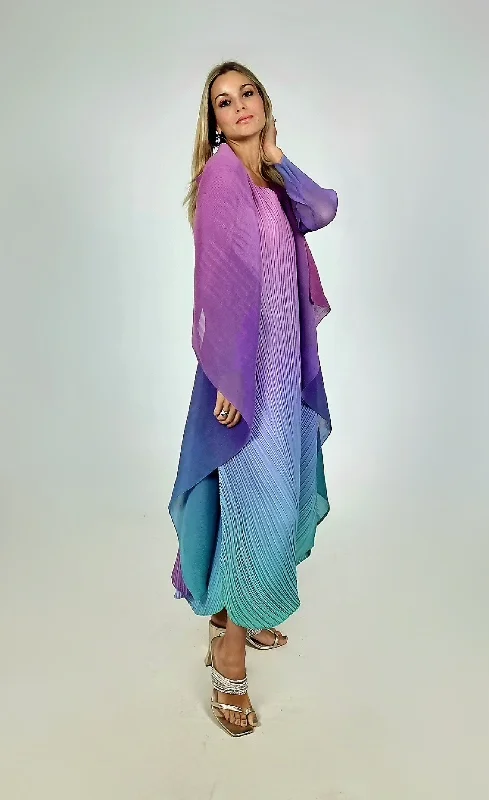 New Arrivals Alquema Northern Light Long Estrella Dress And Collare Coat