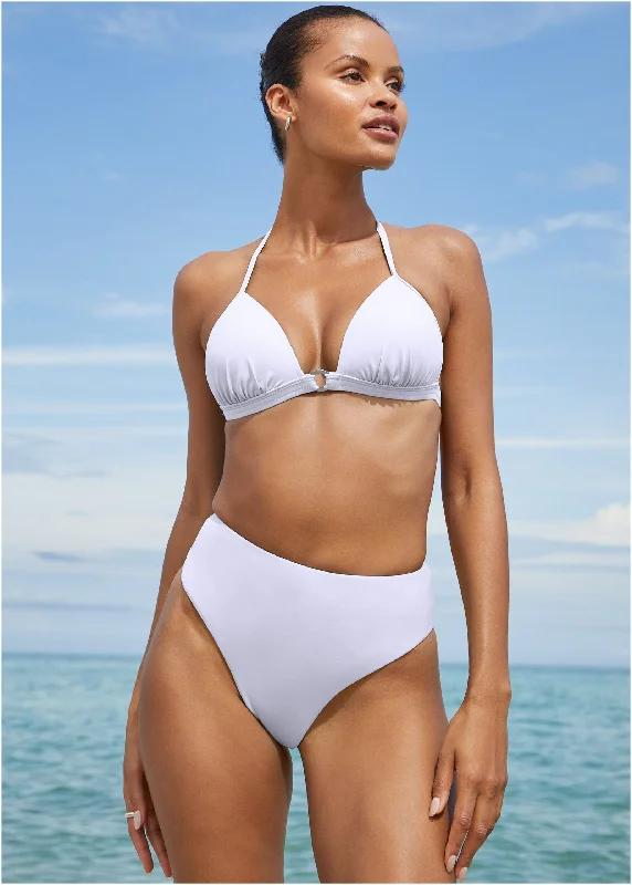Women's Transitional Garments Tahiti High Rise Moderate Bottom - Pearl White