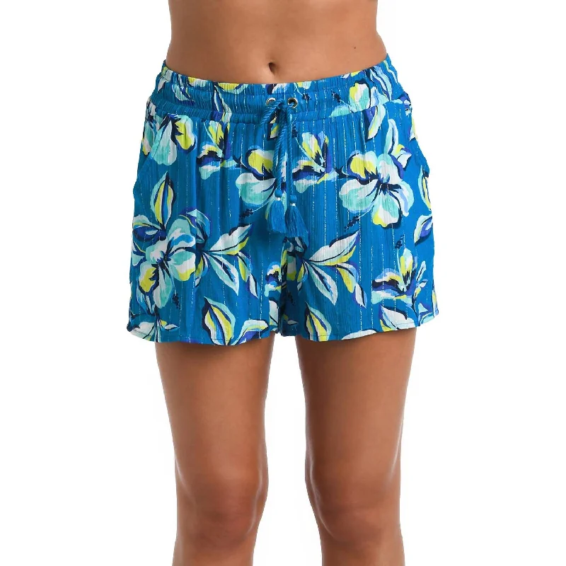 Women's Party Clothes Pull On Beach Shorts In Fiji Tropics Ocean