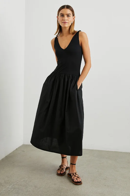 Women's Professional Attire FRANCA DRESS - BLACK