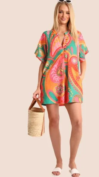 High-End Fashion, Low-End Prices – Sale Happening Now Del ray tunic dress