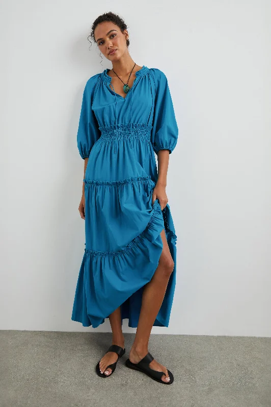 Effortless Sophistication CATERINE DRESS - TURKISH TILE
