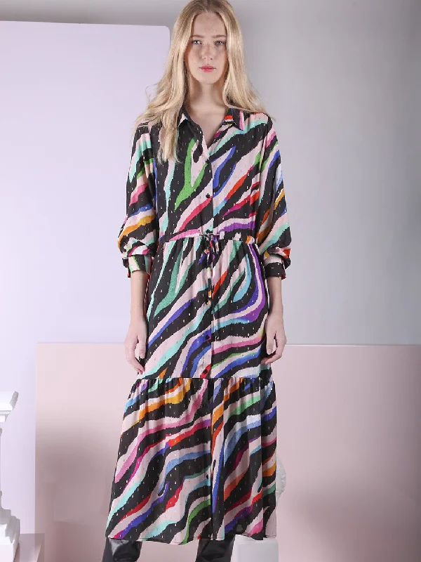 Trendy Women's Apparel for All Seasons Vilagallo Zebra Dress
