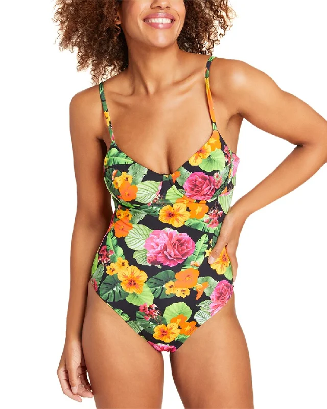 Women's Elegant Evening Attire Andie The Bermuda Flat One-Piece Tankini