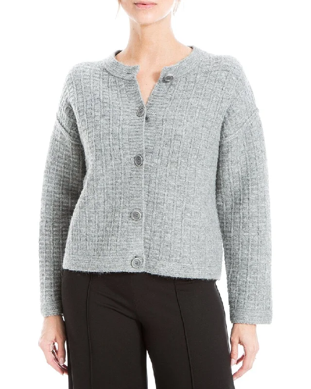 Women's Plus-Size Garments Max Studio Wool-Blend Sweater