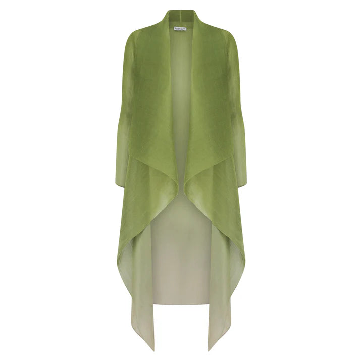Affordable Online Boutique Alquema Peridot Ombre Estrella Dress & Collare Coat