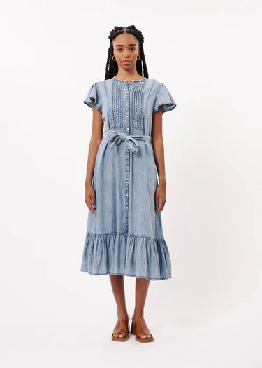 Trendy Women's Wear NOLENE DRESS (DENIM BLUE)