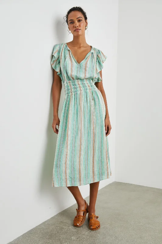 Fashionable Women's Wardrobe IONA DRESS - SEAVIEW STRIPE