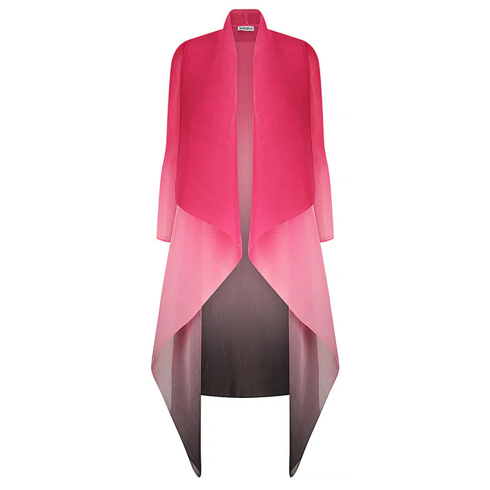 Women's Clothes For The Office Alquema Cabaret Pink Estrella Dress & Collare Coat