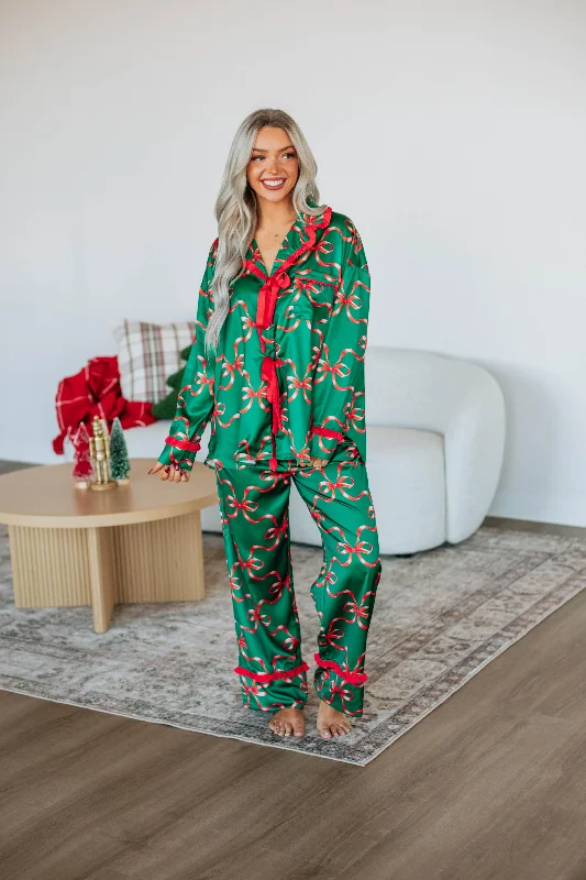 Casual Clothes For Women Season Of Sleigh Pajama Set