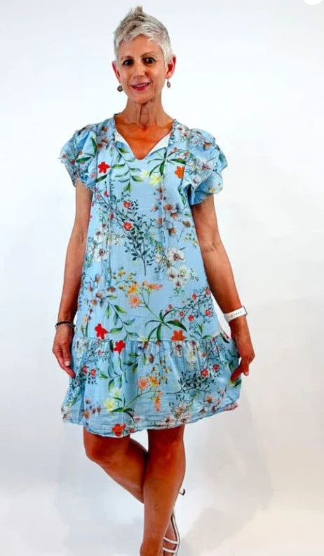 Unmissable Discounts On The Latest Fashion Trends Celeste blue dress