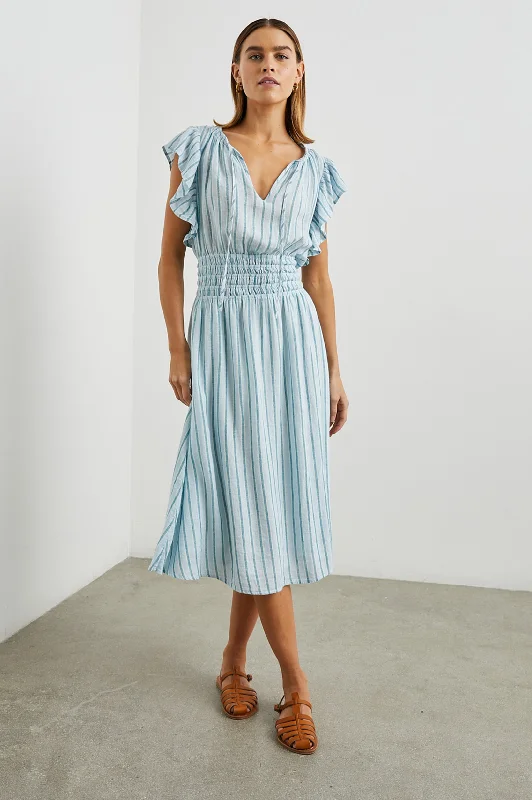 Style Breakthroughs IONA DRESS - CAMBRIA STRIPE