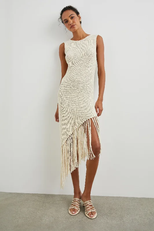 Comfortable Women's Attire RYLEE DRESS - ECRU